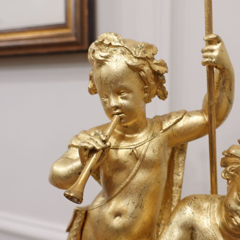 French 19th Century Gilt Bronze & Porcelain Mantel Clock - Image 5