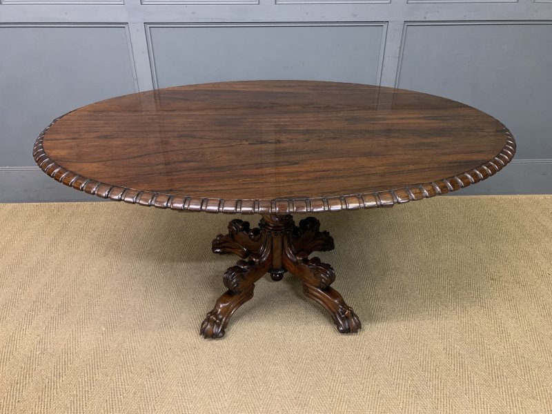 Regency Period Rosewood Centre Table