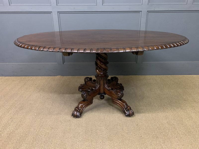 Regency Period Rosewood Centre Table - Image 14