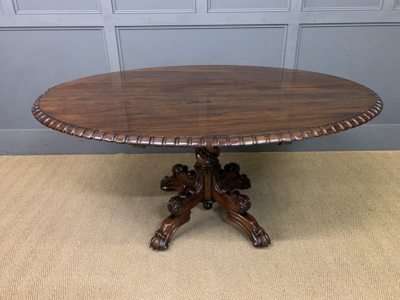 Regency Period Rosewood Centre Table - Image 15