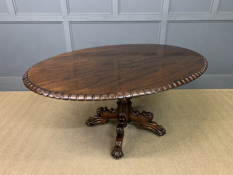 Regency Period Rosewood Centre Table - Image 13