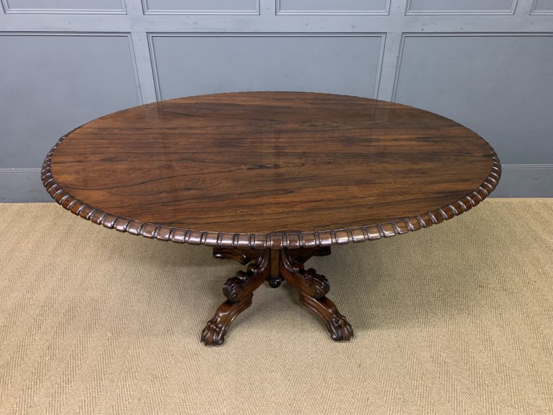 Regency Period Rosewood Centre Table - Image 12