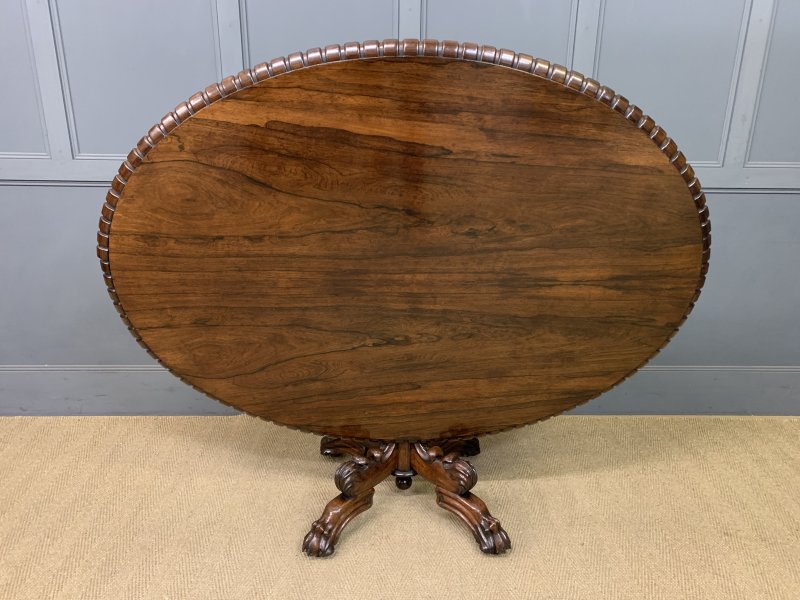 Regency Period Rosewood Centre Table - Image 4