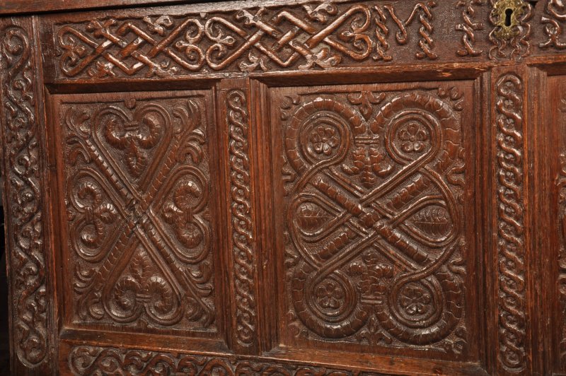 Dated 17th Century Lakeland Coffer - Image 4