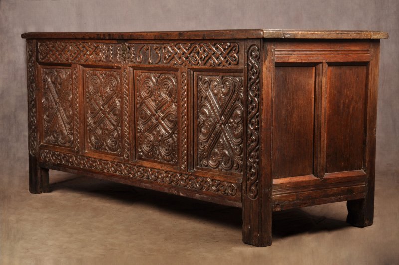 Dated 17th Century Lakeland Coffer - Image 7
