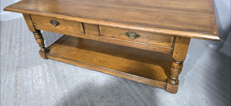 Oak Plank Coffee Table - Image 5