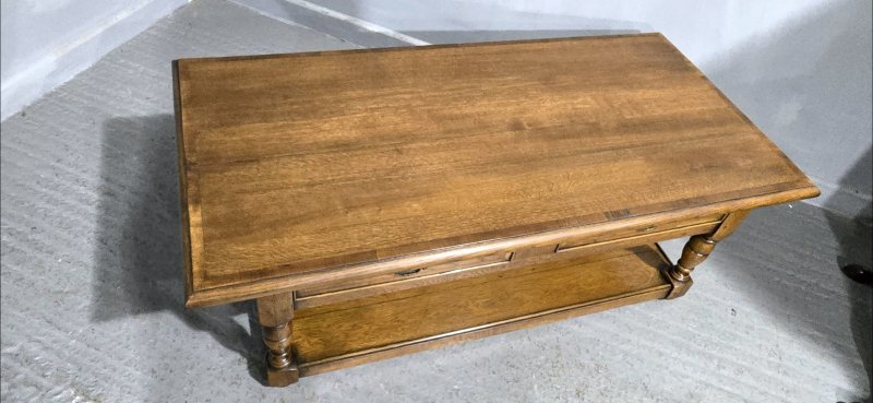 Oak Plank Coffee Table - Image 7