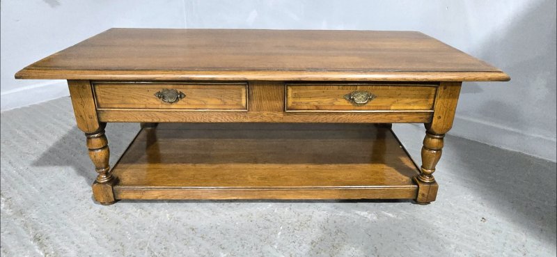 Oak Plank Coffee Table