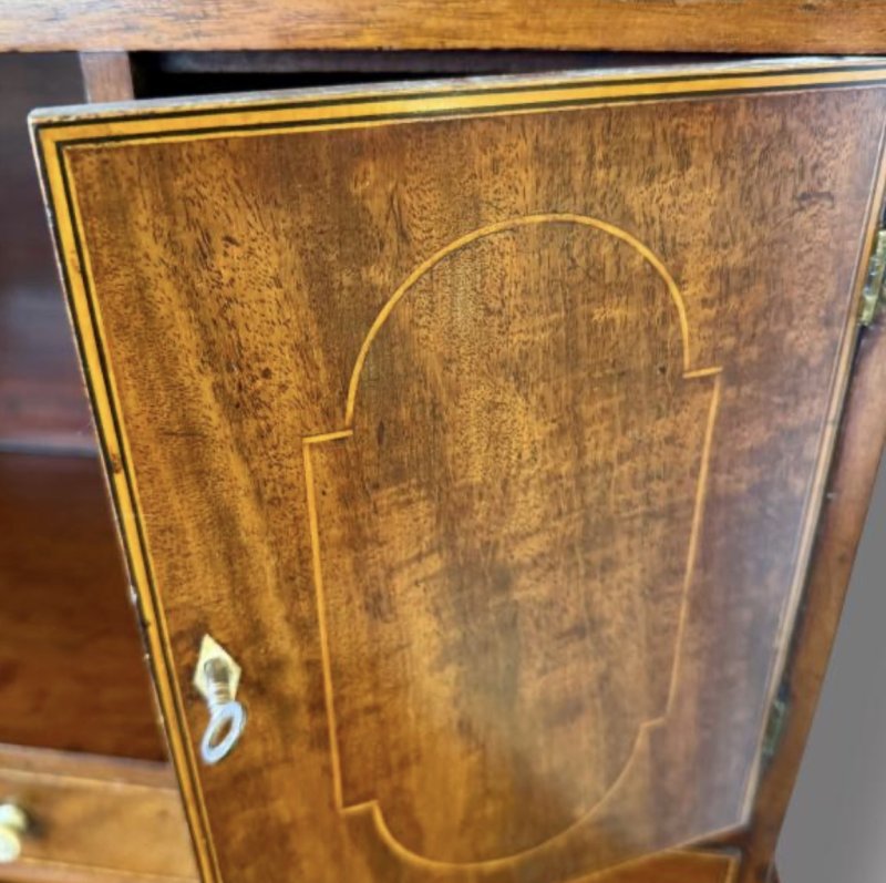 Georgian Mahogany Bonheur De Jour - Image 6