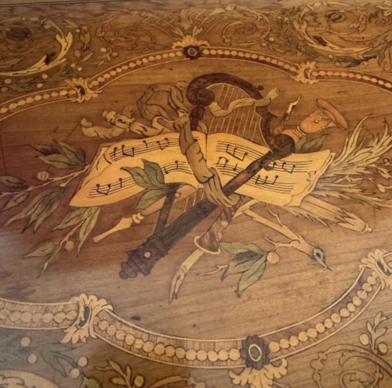 Victorian Marquetry Inlaid Sewing Table - Image 6