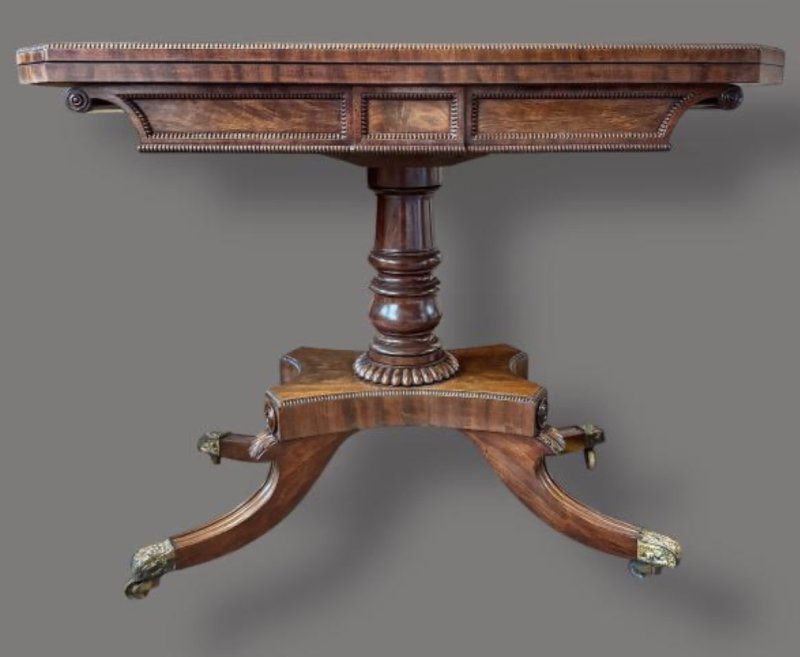 Regency Mahogany Games Table - Image 2