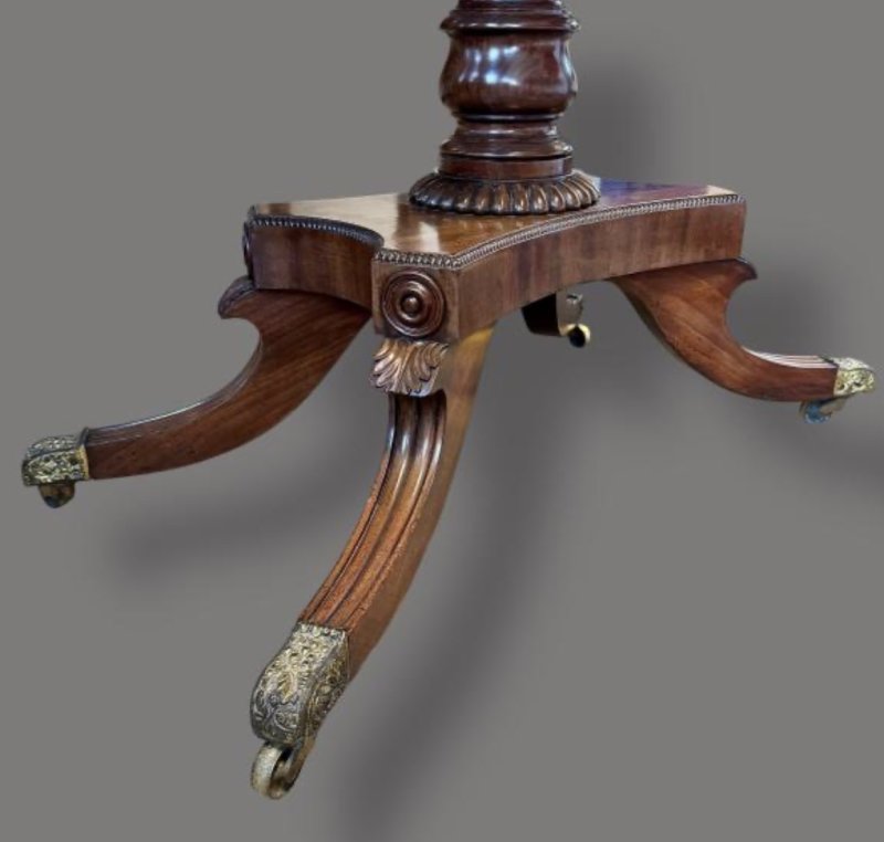 Regency Mahogany Games Table - Image 6