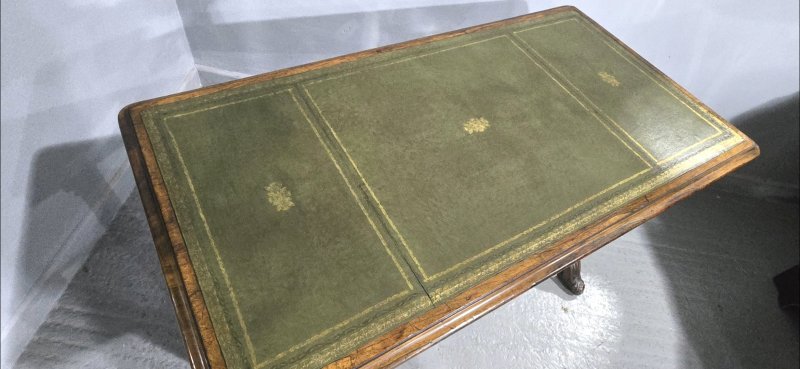 Superb Regency Rosewood Library Writing Table - Image 12