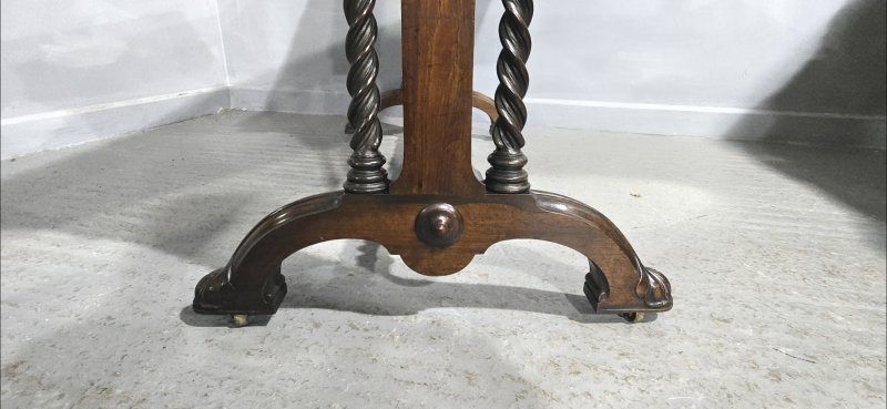 Superb Regency Rosewood Library Writing Table - Image 7