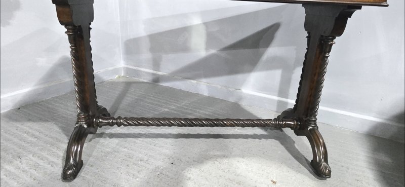 Superb Regency Rosewood Library Writing Table - Image 2