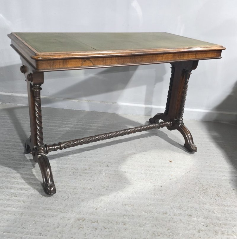 Superb Regency Rosewood Library Writing Table