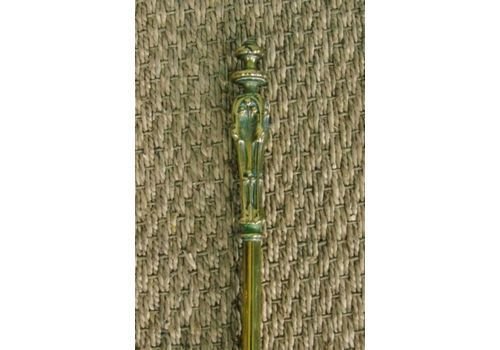 Antique Regency Brass Fire Tools - Image 2