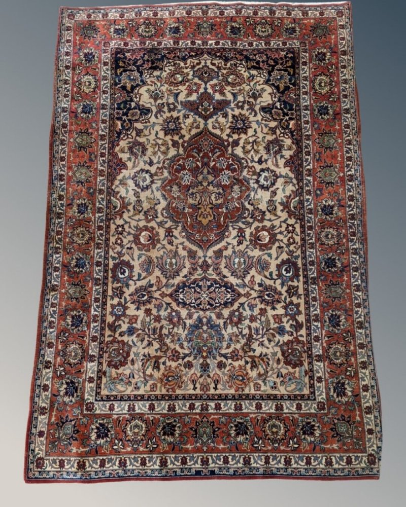 Antique Isfahan Carpet