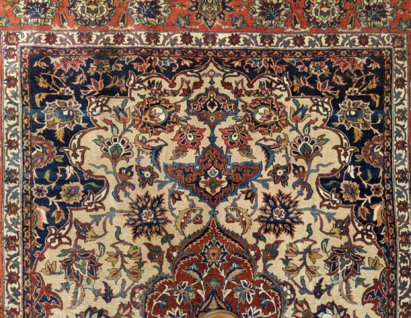 Antique Isfahan Carpet - Image 7