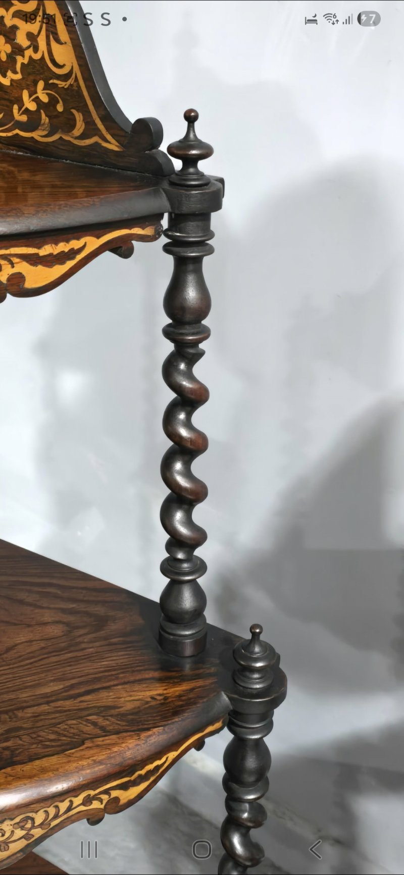 Outstanding Pair Victorian Corner Stands - Image 4