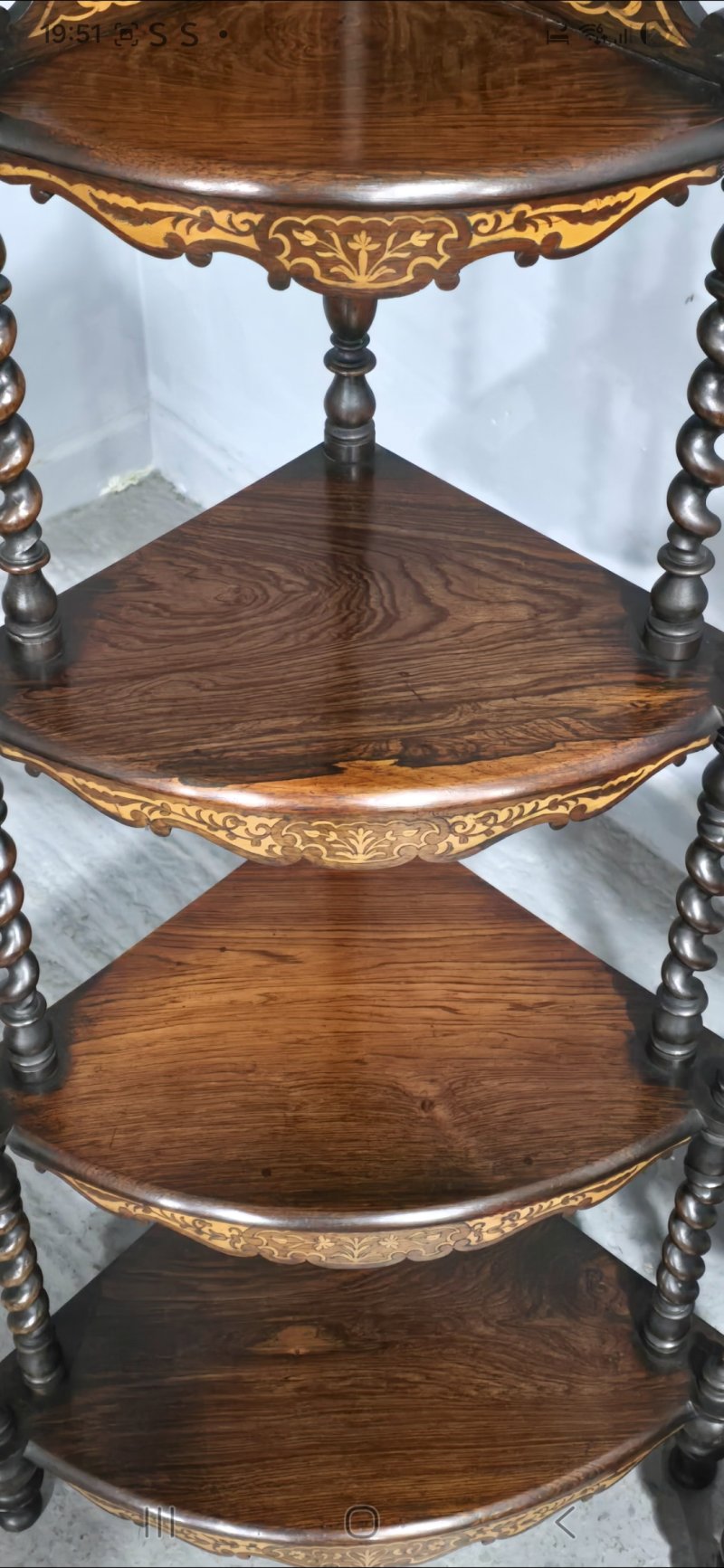 Outstanding Pair Victorian Corner Stands - Image 5