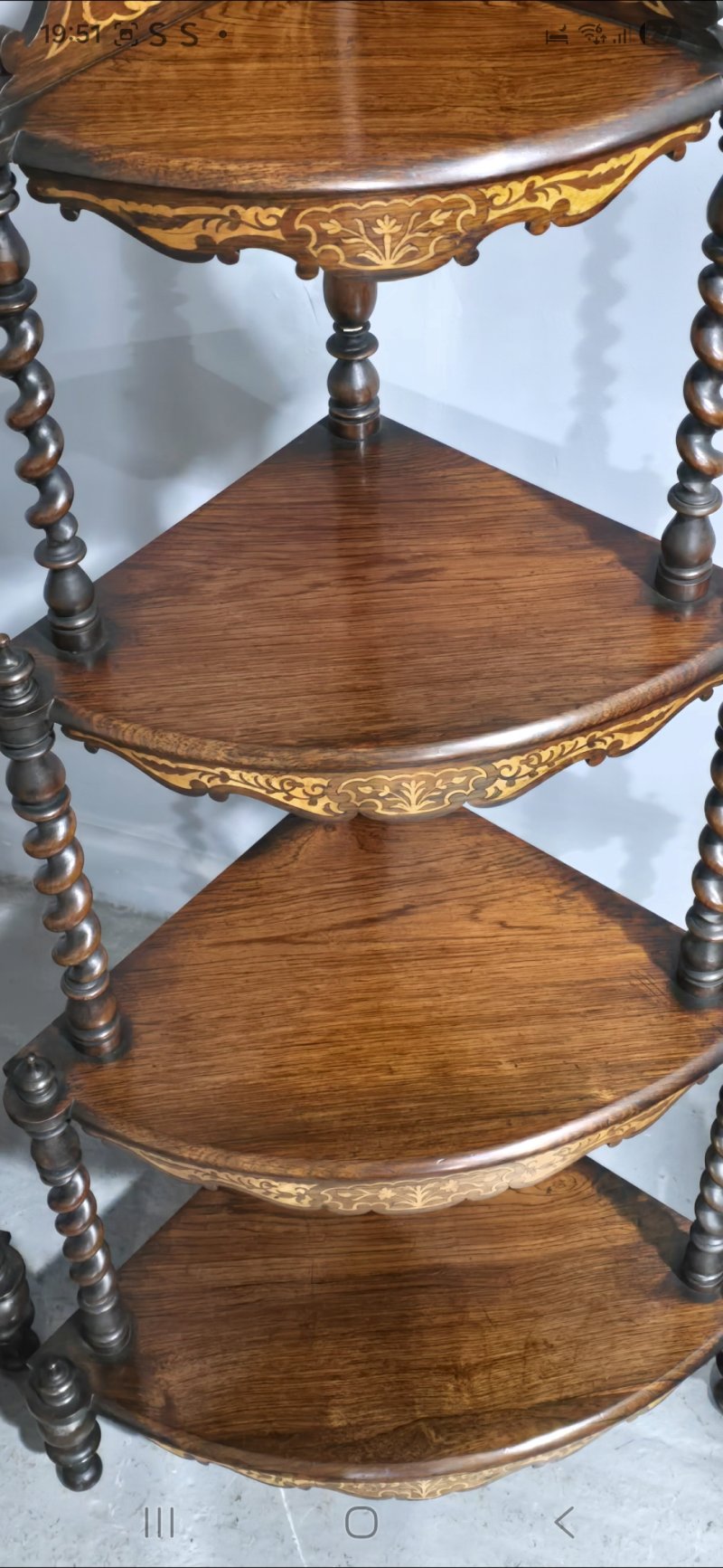 Outstanding Pair Victorian Corner Stands - Image 10