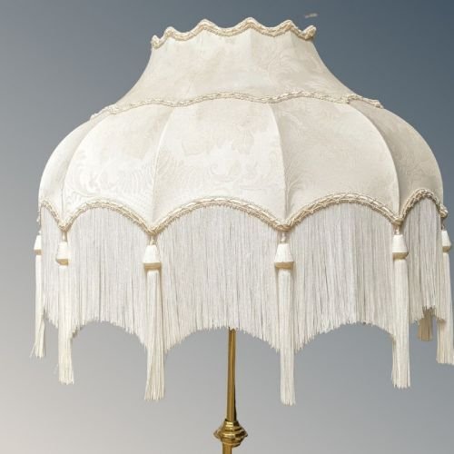 Art Nouveau Brass Standard Lamp - Image 5