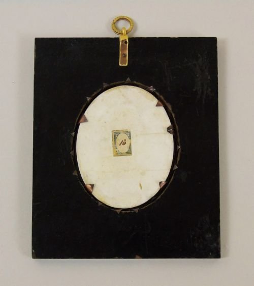 Antique Continental Porcelain Plaque Madonna Della Segiola - Image 4