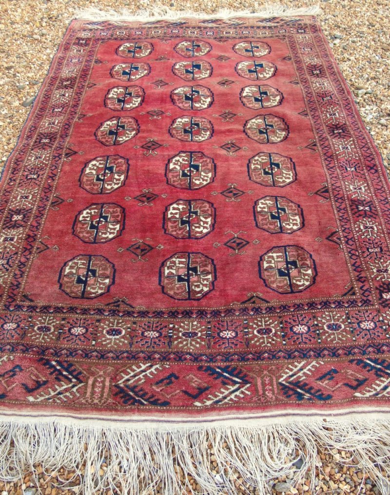 Antique Tekke Turkman Carpet - Image 2