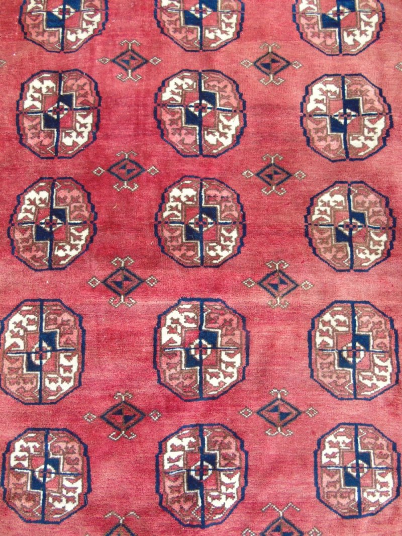 Antique Tekke Turkman Carpet - Image 5