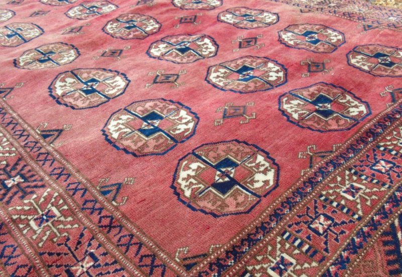 Antique Tekke Turkman Carpet - Image 6