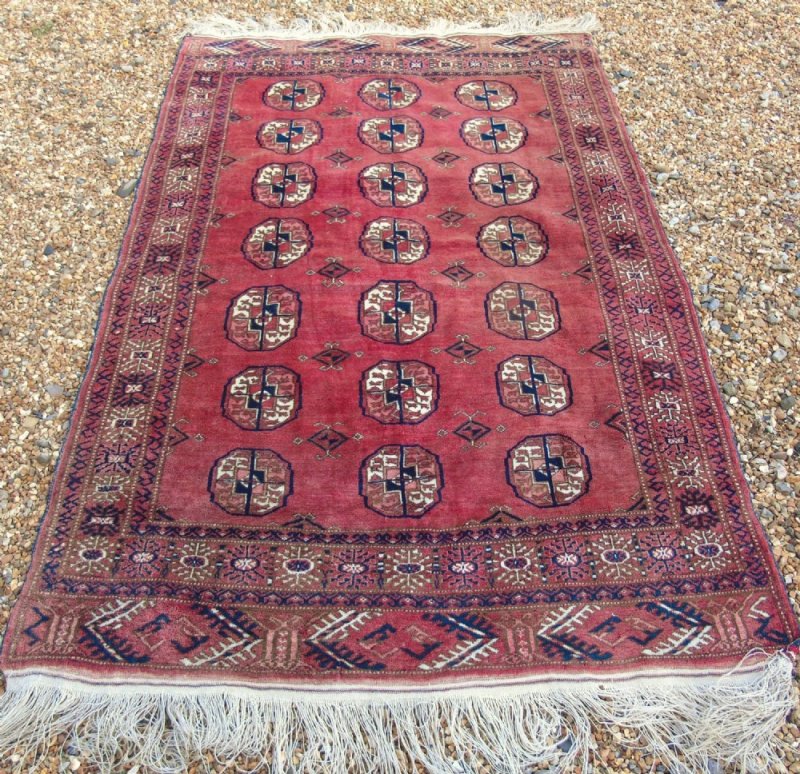 Antique Tekke Turkman Carpet - Image 7