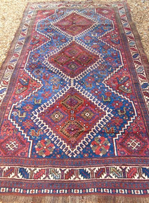 Antique Khamseh Carpet South West Persia - Image 5