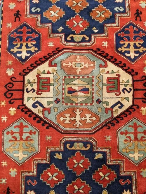 Antique Tetex Kazak Carpet Room Size ( Possible Pair ) - Image 6
