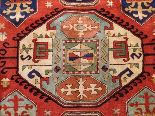 Antique Tetex Kazak Carpet Room Size ( Possible Pair ) - Image 8