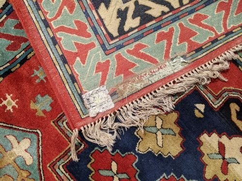 Antique Tetex Kazak Carpet Room Size ( Possible Pair ) - Image 9