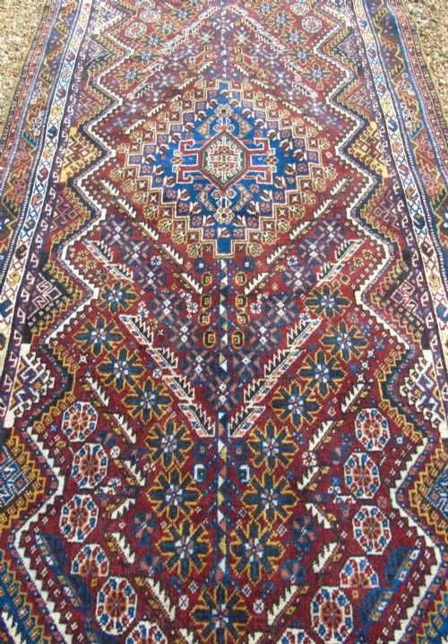 Antique Kashgai Carpet Runner - Image 5