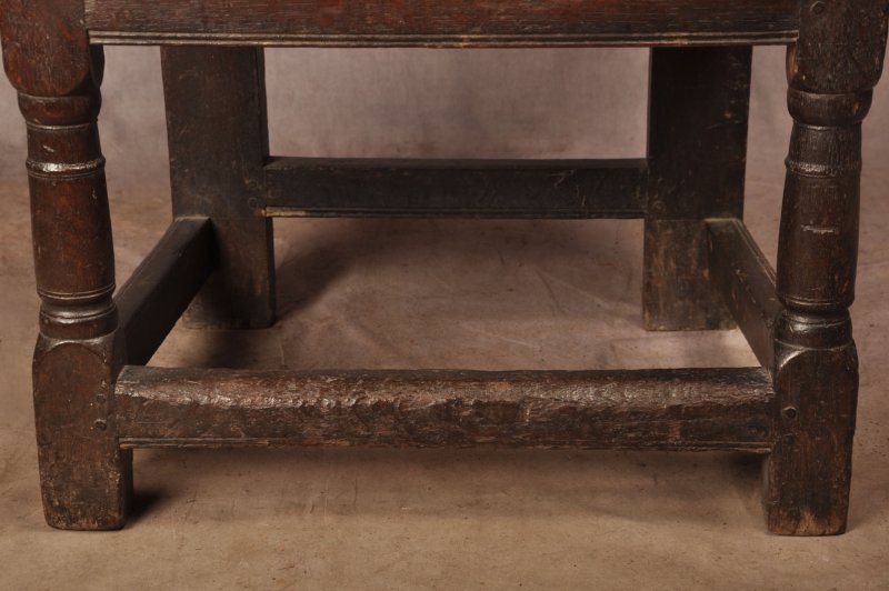 17th Century Yorkshire Oak Wainscot Chair - Image 9