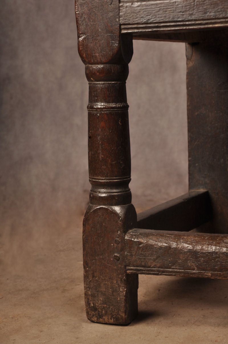 17th Century Yorkshire Oak Wainscot Chair - Image 10