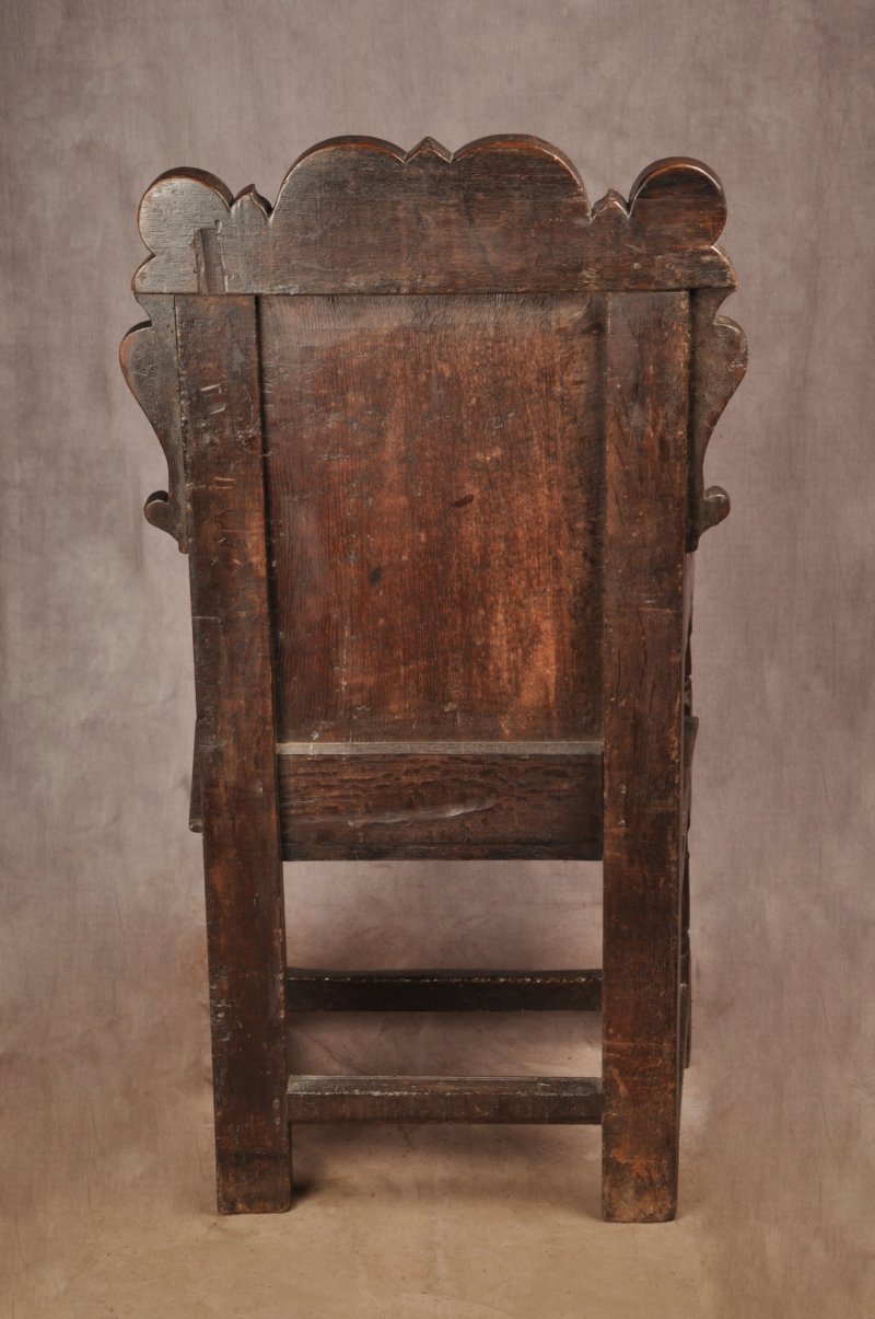 17th Century Yorkshire Oak Wainscot Chair - Image 13
