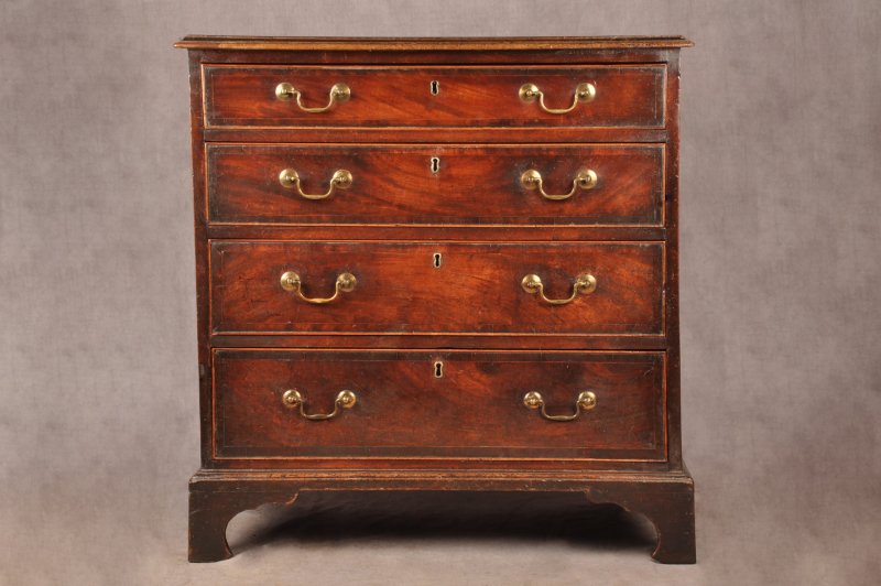 Small 18th Century Mahogany Chest Of Drawers