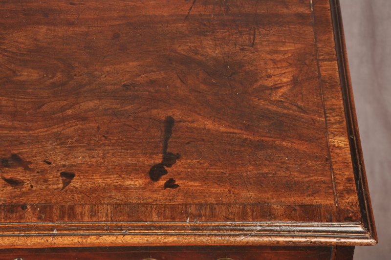 Small 18th Century Mahogany Chest Of Drawers - Image 15