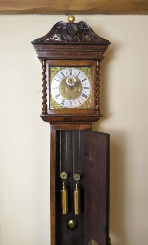 Good Walnut Longcase Edward Stanton - Image 5