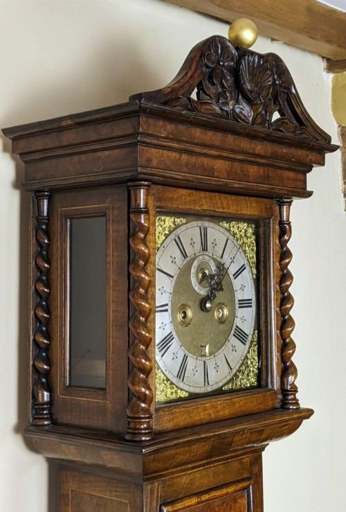 Good Walnut Longcase Edward Stanton - Image 20