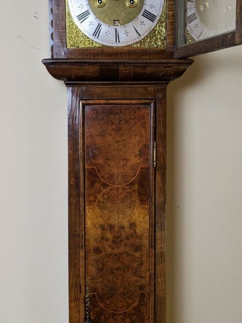 Good Walnut Longcase Edward Stanton - Image 18