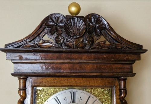 Good Walnut Longcase Edward Stanton - Image 13