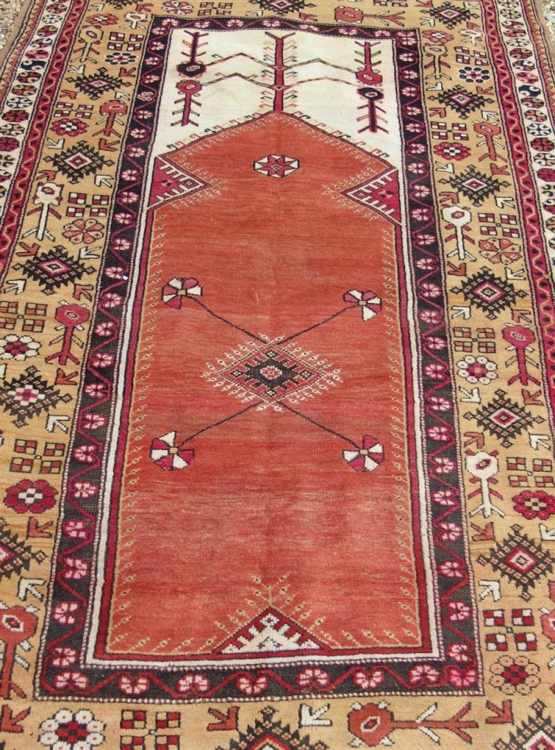 Antique Melas Prayer Rug - Image 5