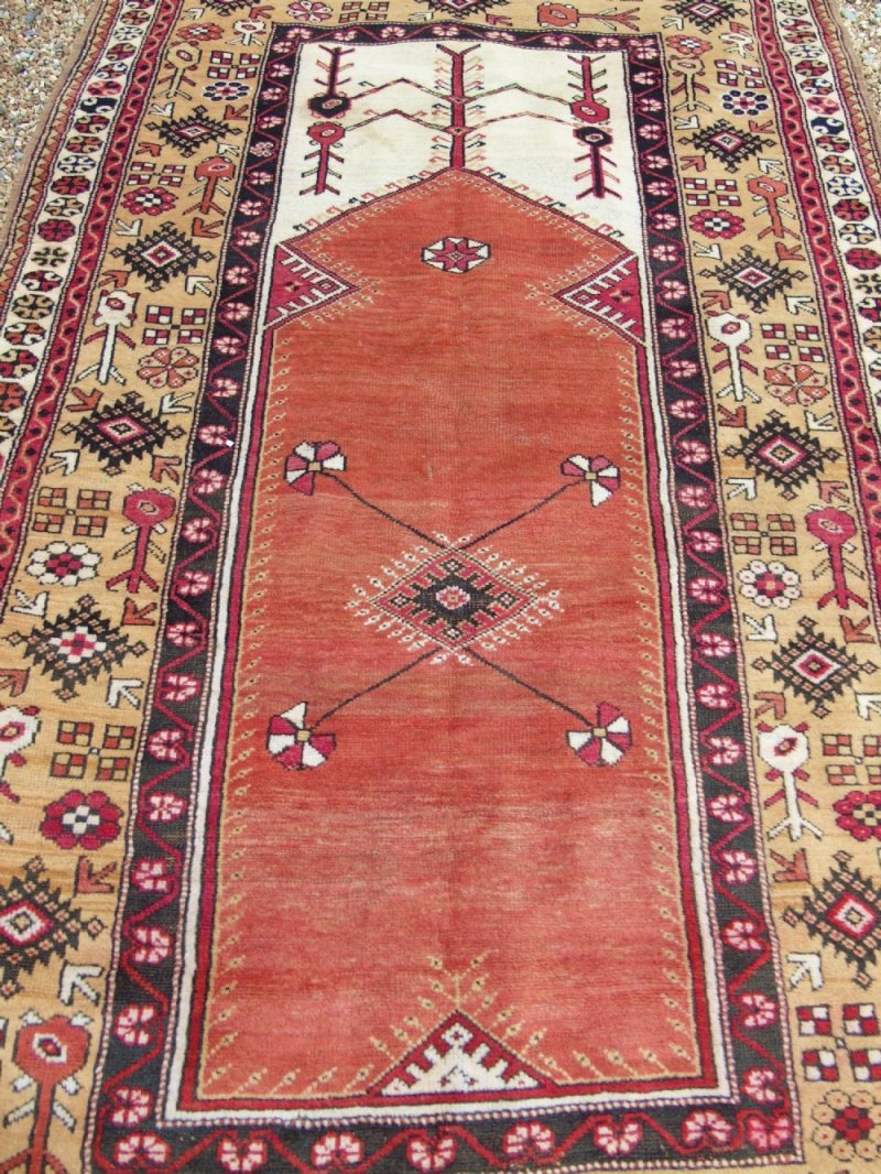 Antique Melas Prayer Rug - Image 8