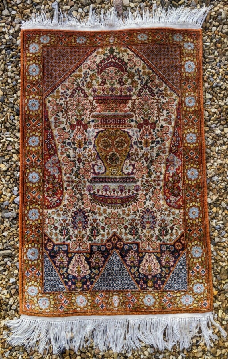Antique Silk Rug Carpet