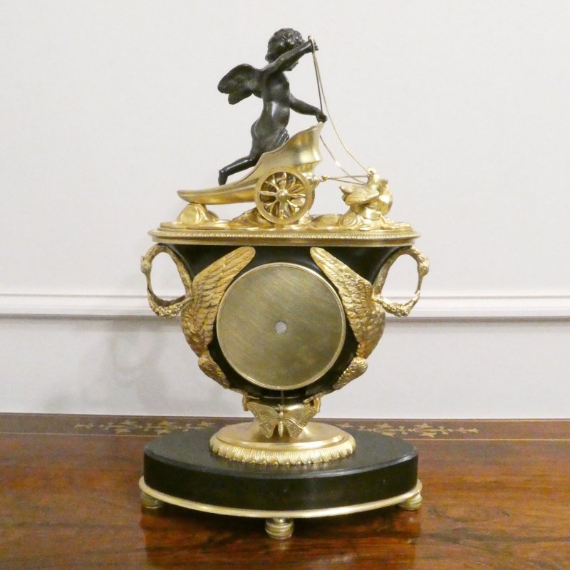 French Bronze & Gilt Bronze Mantel Clock Set by Japy Freres - Image 10